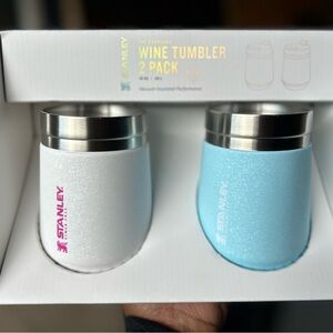Stanley Insulated Tumblers - White and Light Blue